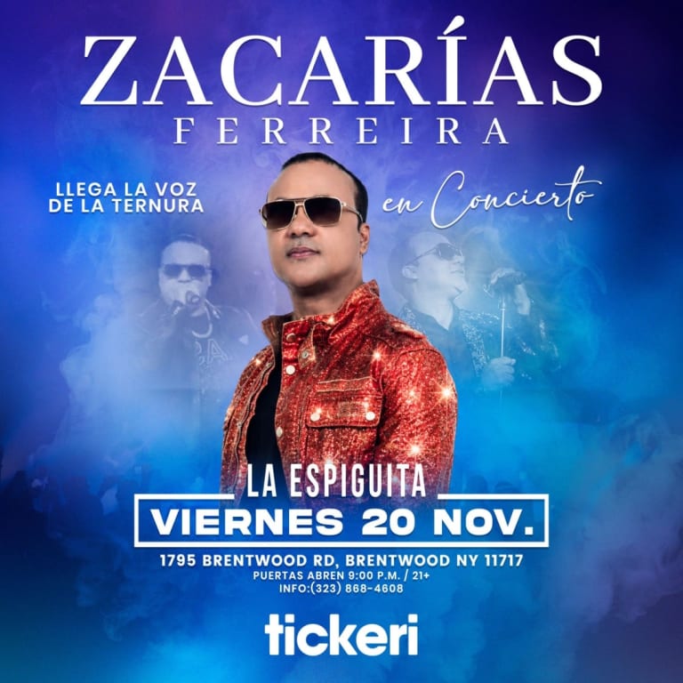 Event - Zacarias Ferreira  en New York - Brentwood, New York - November 20, 2026 | concert tickets