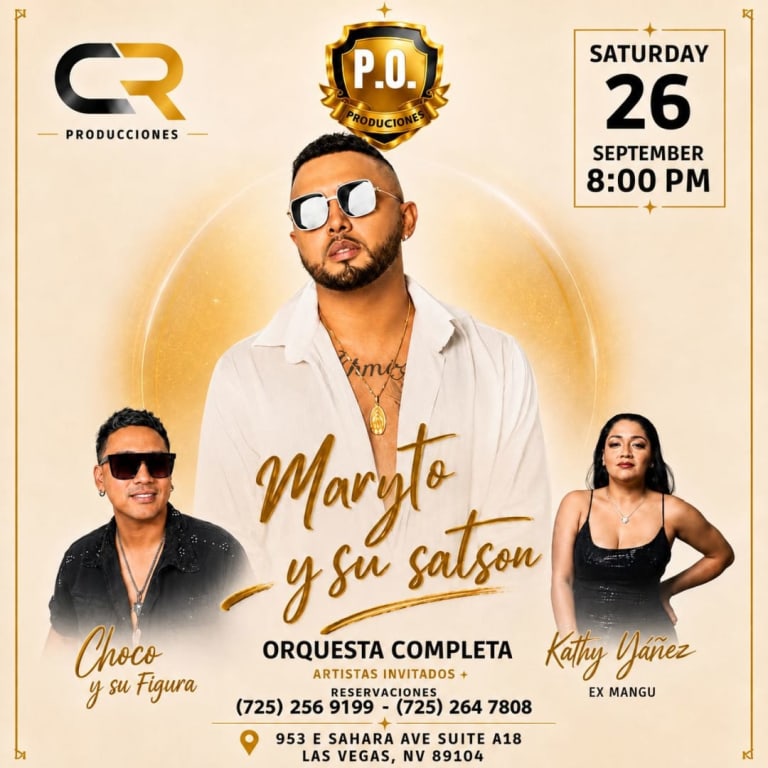 Event - Marito y su salson - Las Vegas, Nevada - September 26, 2026 | concert tickets