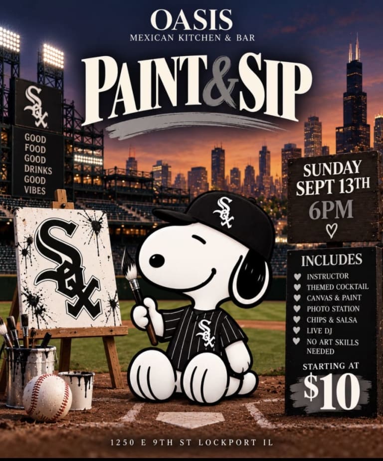 Event - Snoopy White Sox Paint & Sip - Lockport, Illinois - September 13, 2026 | concert tickets