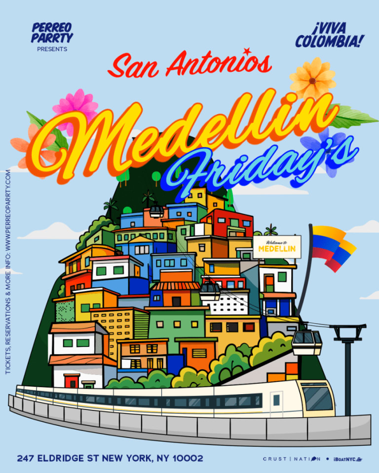 Event - Medellin Fridays - Colombian Latin & Reggaeton Party at San Antonios NYC - New York, New York - December 18, 2026 | concert tickets