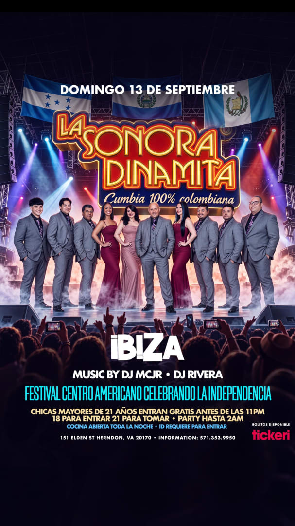 Event - La sonora Dinamita 🧨 en Herndon Va  - Herndon, Virginia - September 13, 2026 | concert tickets