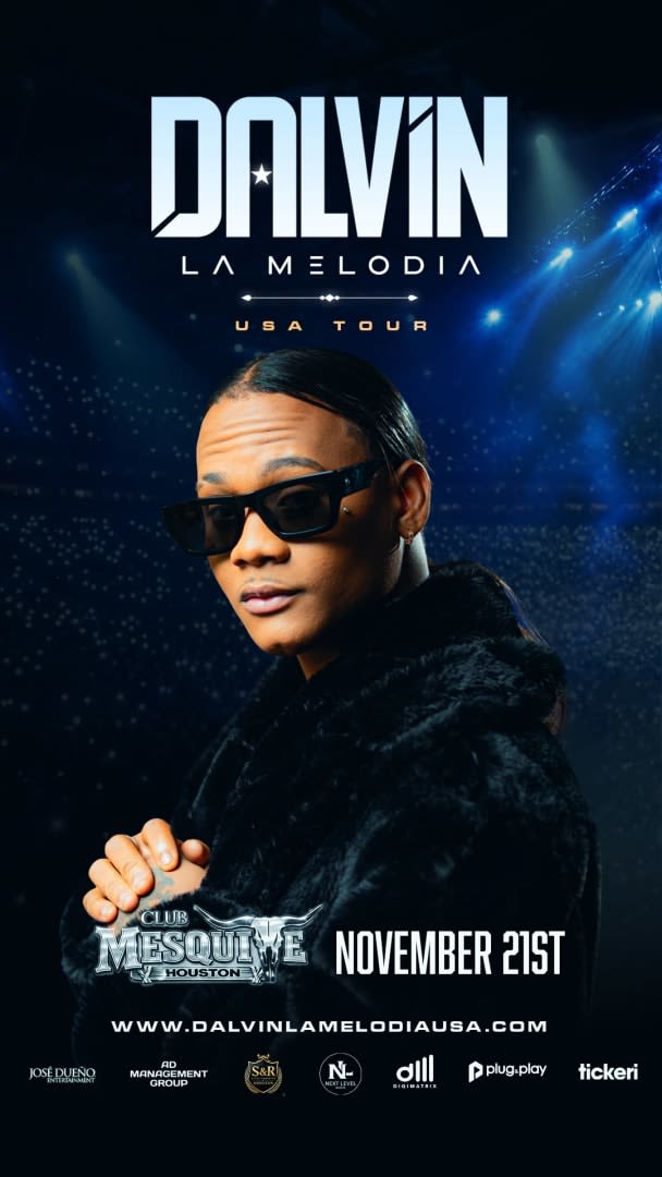 Event - Dalvin La Melodia Houston  - Houston, Texas - November 21, 2026 | concert tickets