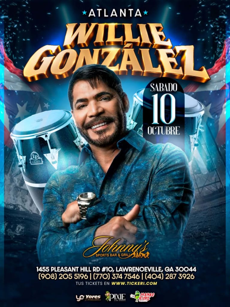 Event - Willie Gonzalez En Concierto - Lawrenceville, GA - Sat, October 10, 2026} | concert tickets