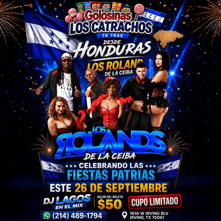 Event - Los Rolands de la Ceiba en vivo - Irving, TX - sáb, 26 de septiembre de 2026} | concert tickets