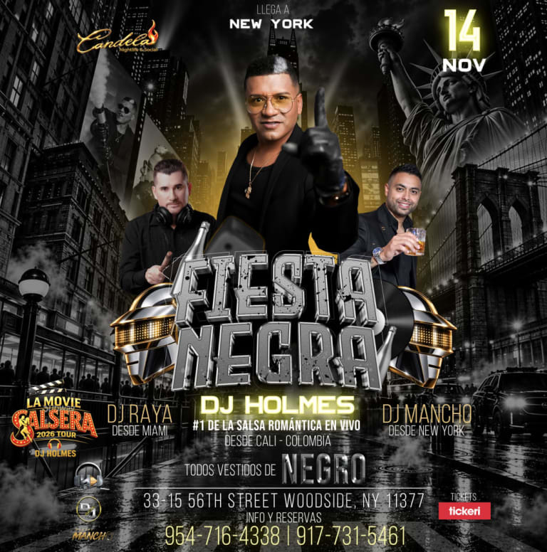 Event - La fiesta negra NY  - Woodside, NY - sáb, 14 de noviembre de 2026} | concert tickets