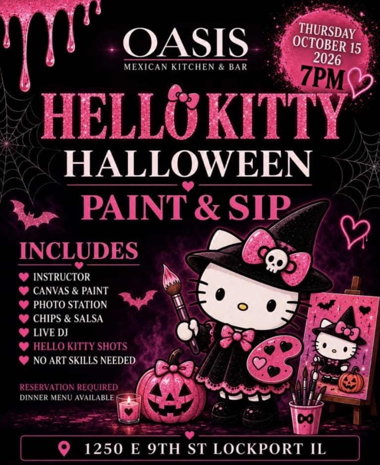 Event - Hello Kitty Paint & Sip - Lockport, Illinois - October 15, 2026 | concert tickets