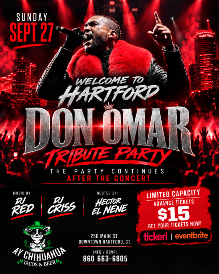 Event - WELCOME TO HARTFORD: DON OMAR TRIBUTE PARTY! - Hartford, Connecticut - September 27, 2026 | concert tickets