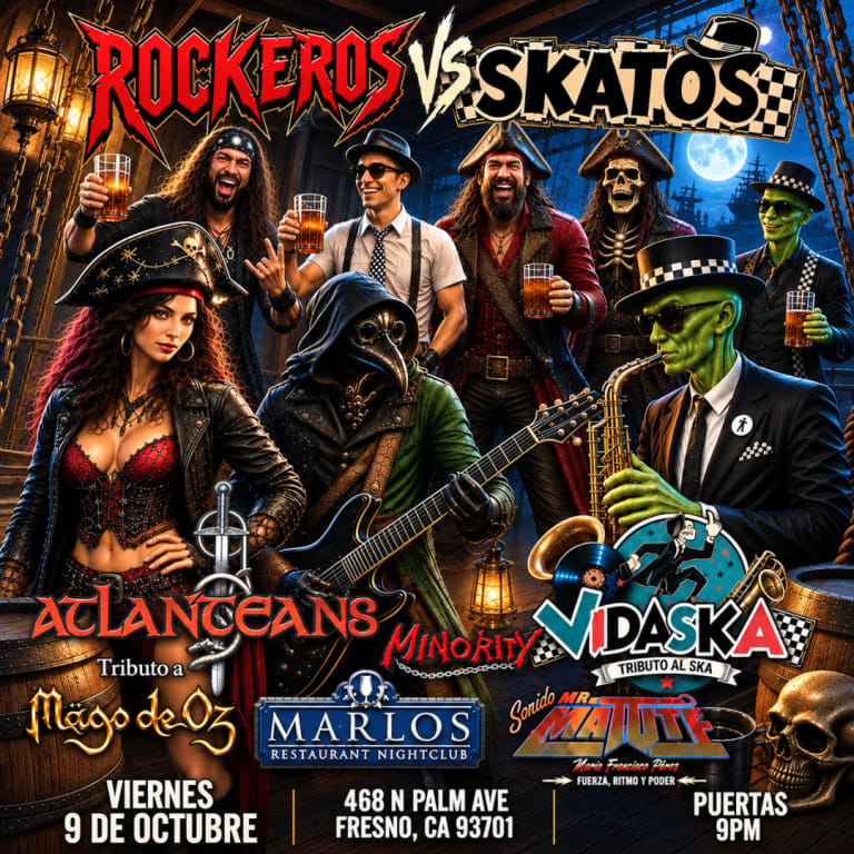 Event - Rockeros VS Skatos en Fresno - Fresno, California - October 9, 2026 | concert tickets