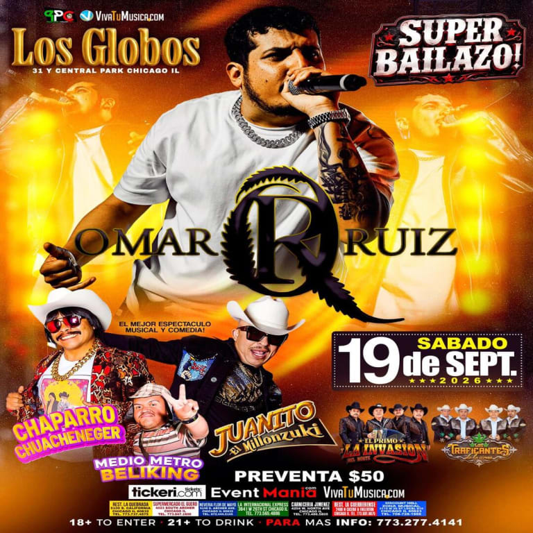 Event - Omar Ruiz en Vivo en Chicago - Chicago, Illinois - September 19, 2026 | concert tickets