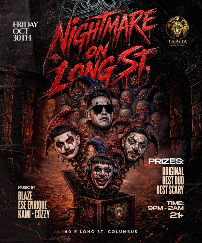 Event - NIGHTMARE ON LONG ST. - Columbus, Ohio - October 30, 2026 | concert tickets