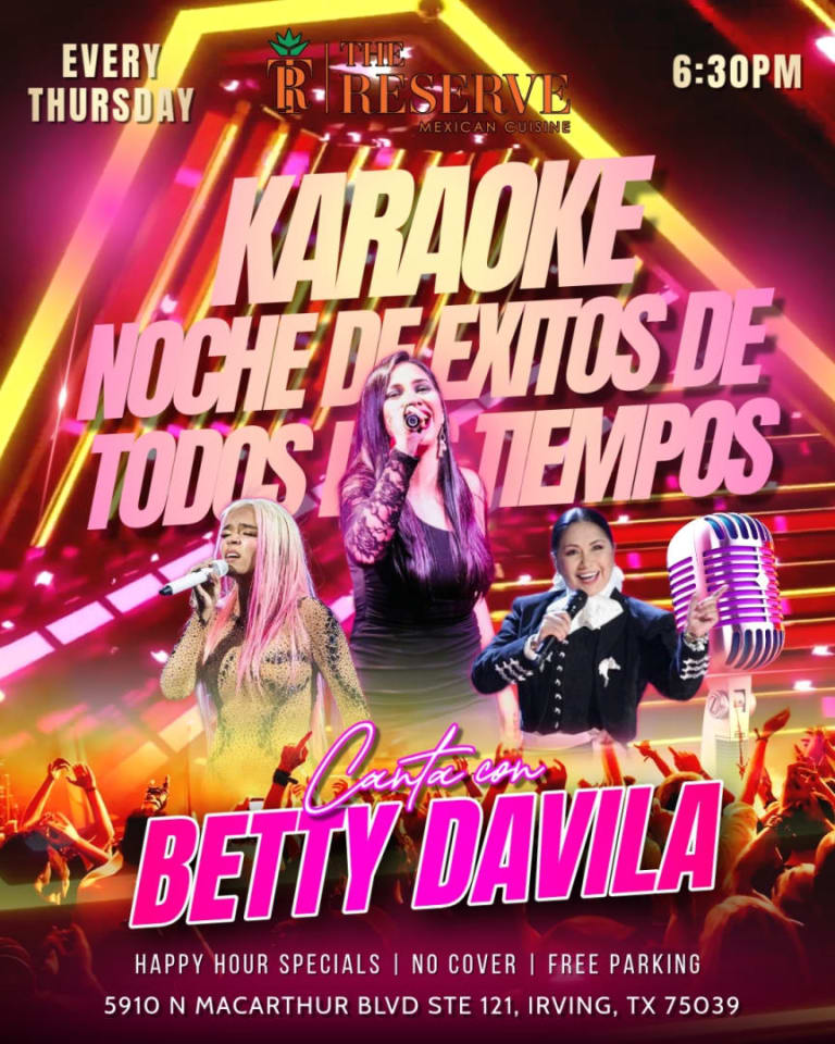 Event - 🎶🔥 KARAOKE NOCHE DE EXITOS DE TODOS LOS TIEMPOS CON BETTY DAVILA! 🔥🎶 - Irving, Texas - September 10, 2026 | concert tickets