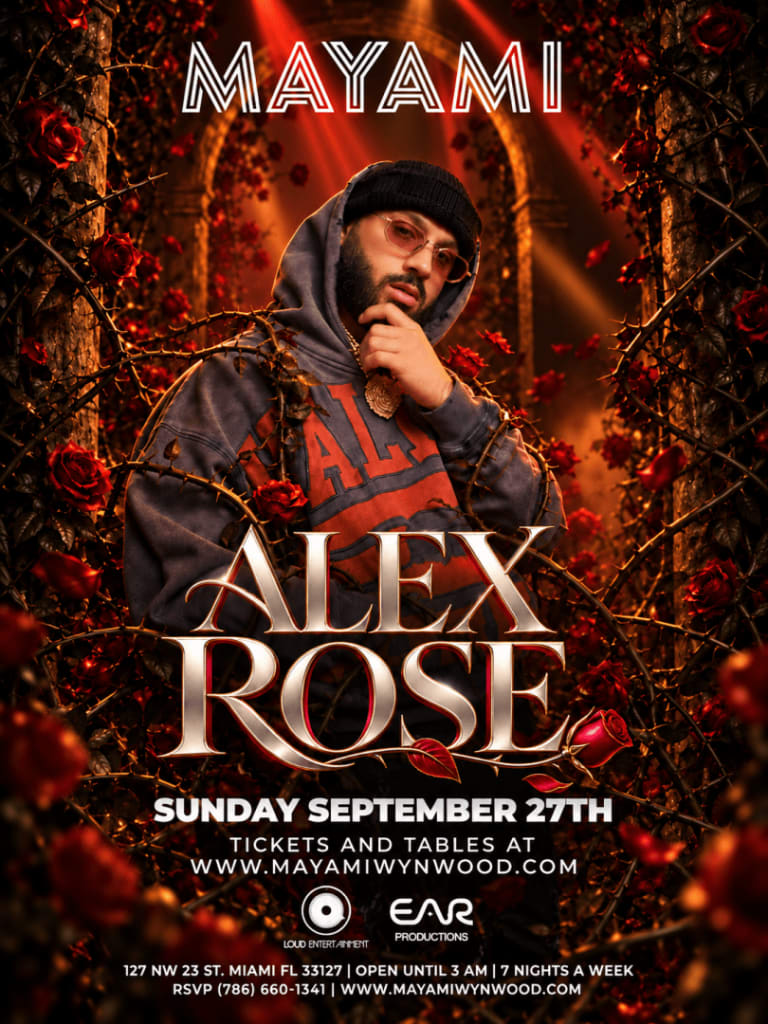 Event - Alex Rose at Mayami Wynwood - Miami, Florida - September 27, 2026 | concert tickets