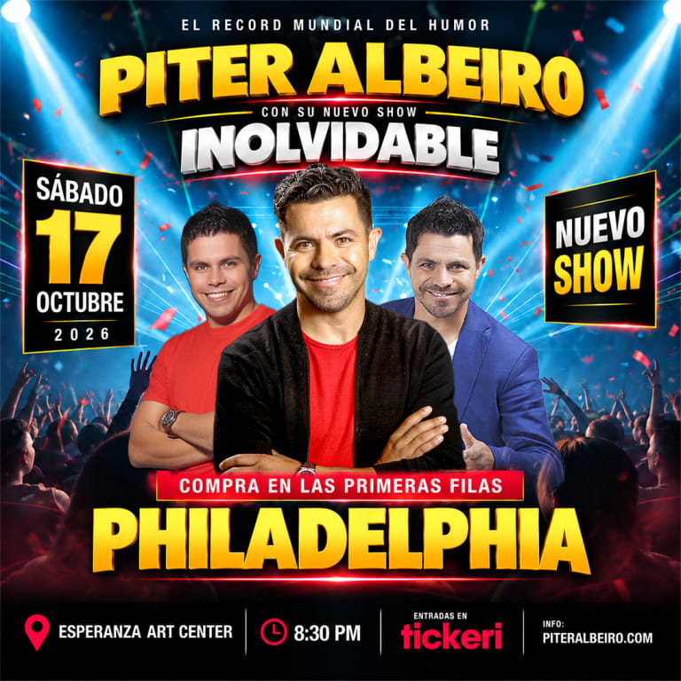 Event - Piter Albeiro NUEVO SHOW Inolvidable En Philadelphia - Philadelphia, Pennsylvania - October 17, 2026 | concert tickets