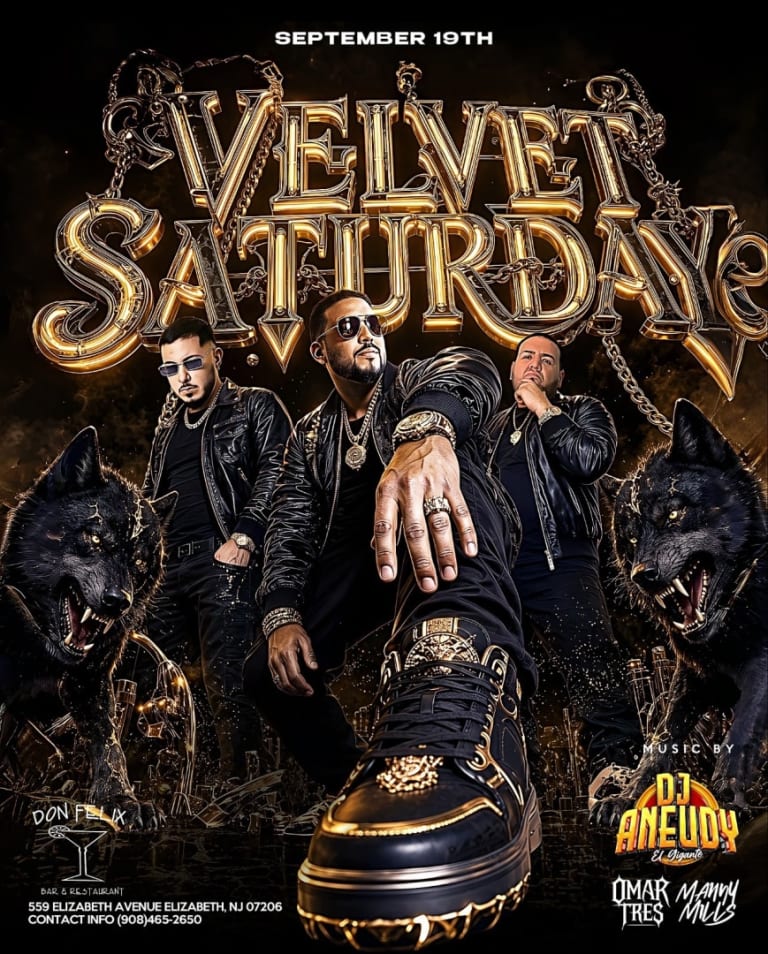 Event - Sept 19th Velvet Saturday DJ ANEUDY - DJ MANNY MILLS - DJ OMAR TRESS - Elizabeth, New Jersey - September 19, 2026 | concert tickets