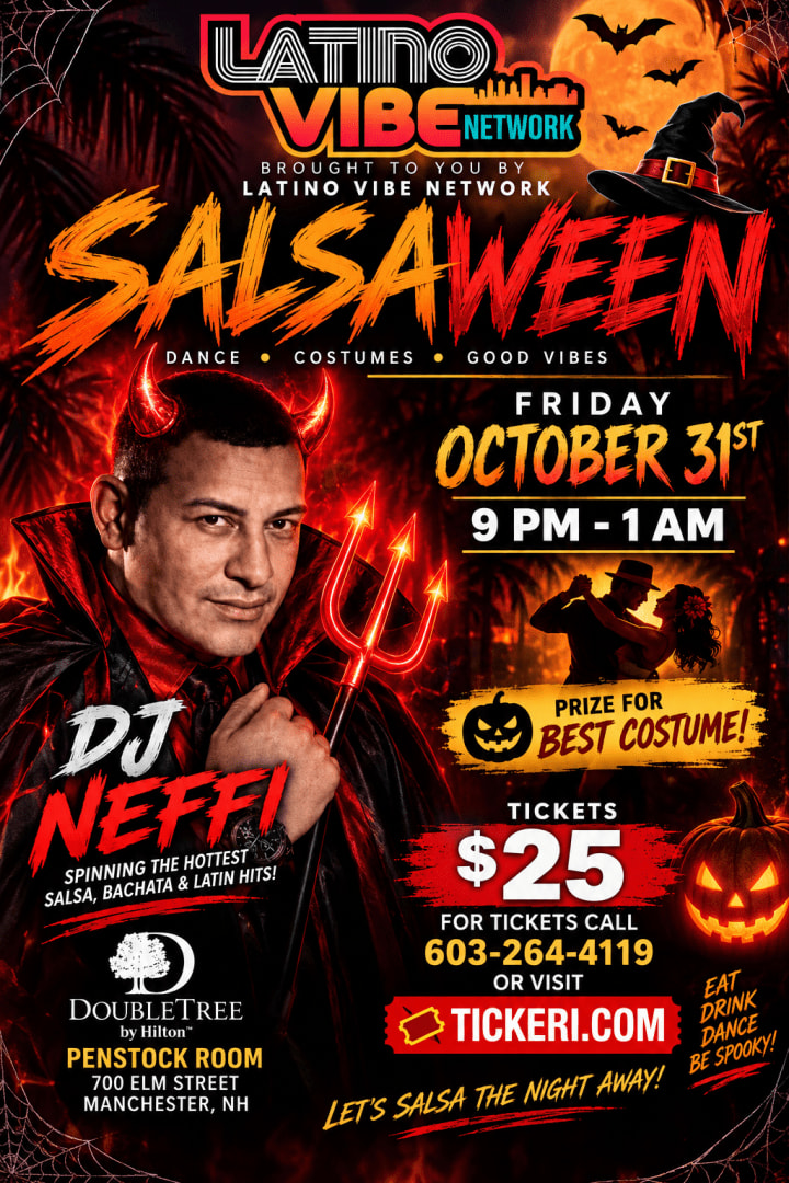 Event - SALSAWEEN MANCHESTER NH - Manchester, New Hampshire - October 31, 2026 | concert tickets