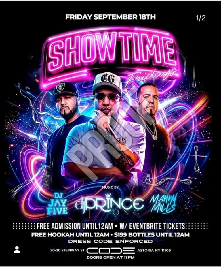 Event - Showtime Fridays At Code Astoria - Astoria, New York - September 18, 2026 | concert tickets