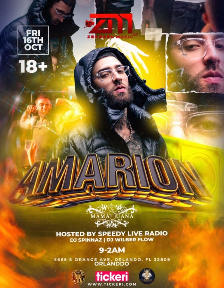 Event - Amarion Orlando - Pine Castle, Florida - October 16, 2026 | concert tickets