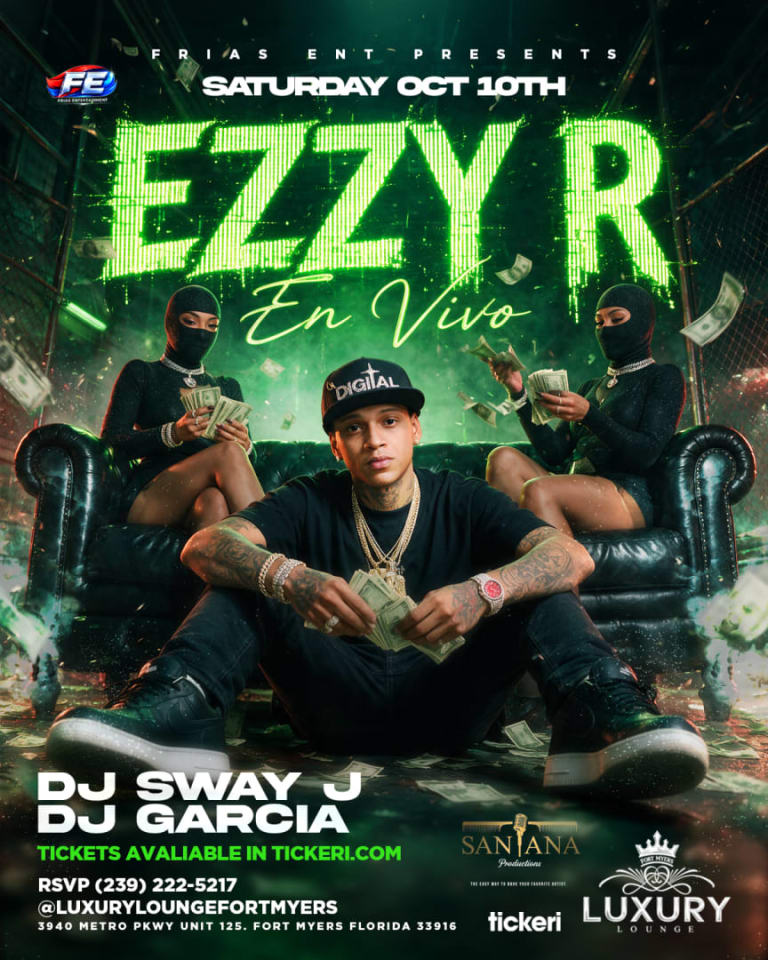 Event - Ezzy R  - Fort Myers, FL - Sat, October 10, 2026} | concert tickets
