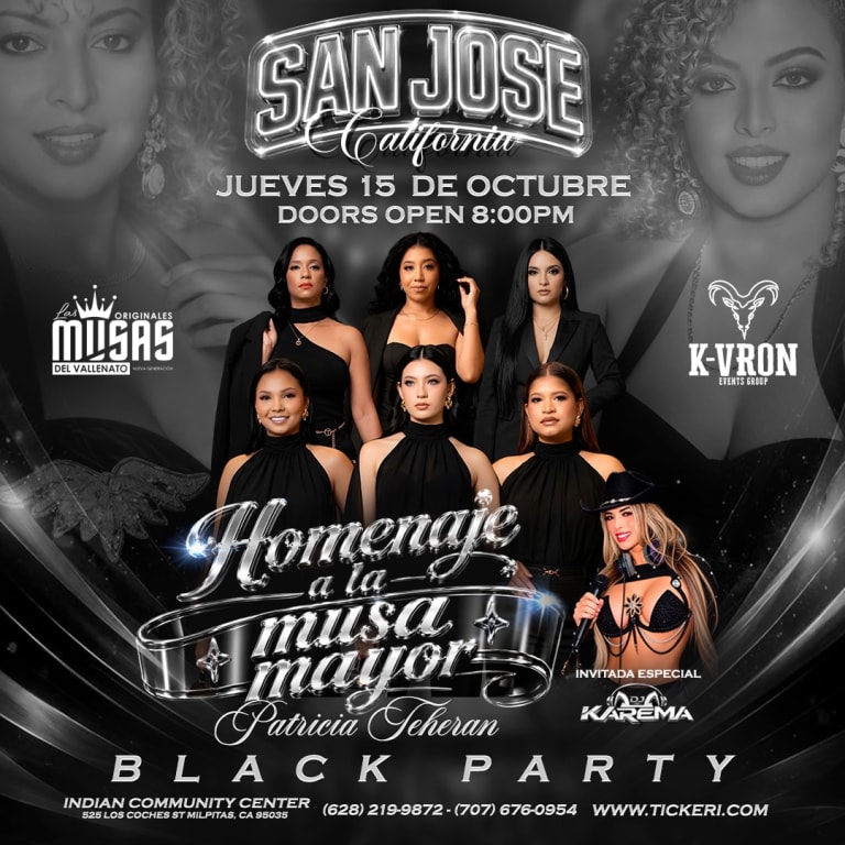 Event - Las Musas Del Vallenato San Jose - Milpitas, CA - Thu, October 15, 2026} | concert tickets