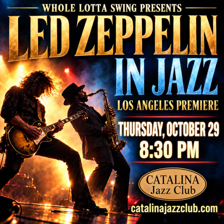 Event - Led Zeppelin in Jazz with Whole Lotta Swing - Los Angeles, California - October 29, 2026 | concert tickets