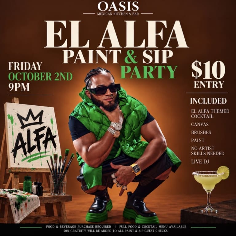 Event - El Alfa Paint & Sip Party - Lockport, Illinois - October 2, 2026 | concert tickets