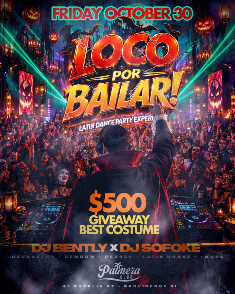 Event - LOCO POR BAILAR - LATIN DANCE PARTY EXPERIENCE - HALLOWEEN PARTY -PALMERA NIGHTCLUB - Providence, Rhode Island - October 30, 2026 | concert tickets