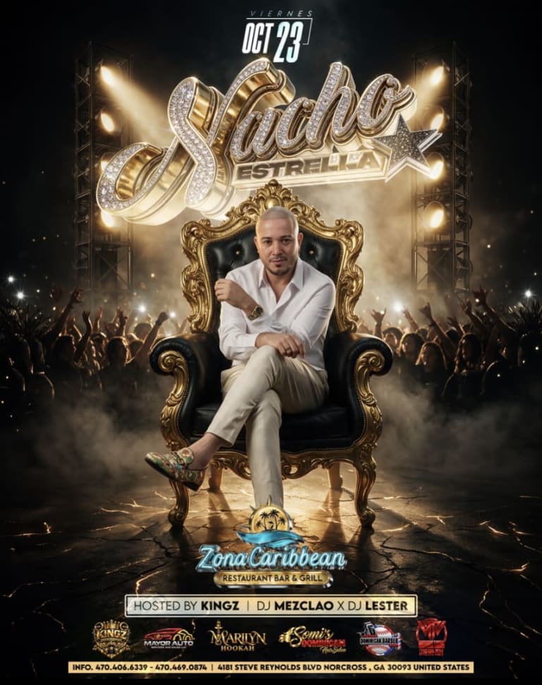 Event - NACHO ESTRELLA EN ZONA CARIBBEAN BAR AND GRILL 23 DE OCTUBRE - Norcross, Georgia - October 23, 2026 | concert tickets