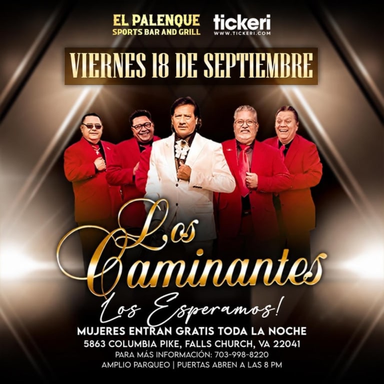 Event - Los Caminantes en EL PALENQUE - Falls Church, VA - vie, 18 de septiembre de 2026} | concert tickets