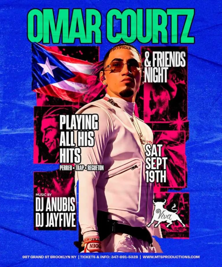 Event - Omar Courtz & Friends Night at Viva Toro Brooklyn – Reggaeton Party - Brooklyn, New York - September 19, 2026 | concert tickets