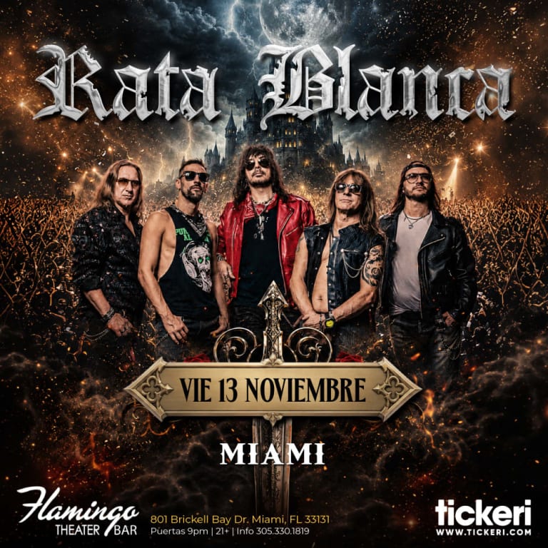 Event - Rata Blanca en concierto en Miami - Miami, Florida - November 13, 2026 | concert tickets