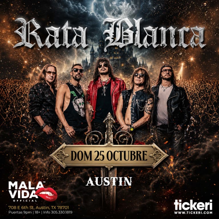 Event - Rata Blanca en concierto en Austin - Austin, Texas - October 25, 2026 | concert tickets