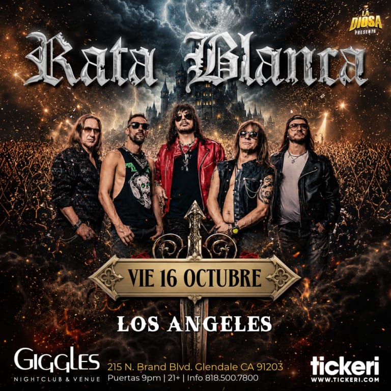 Event - Rata Blanca en concierto en Los Angeles - Glendale, California - October 16, 2026 | concert tickets
