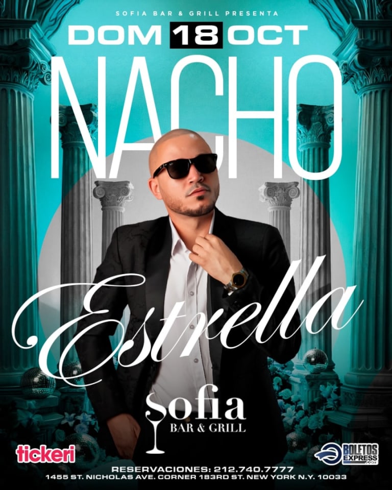 Event - NACHO ESTRELLA - New York, New York - October 18, 2026 | concert tickets