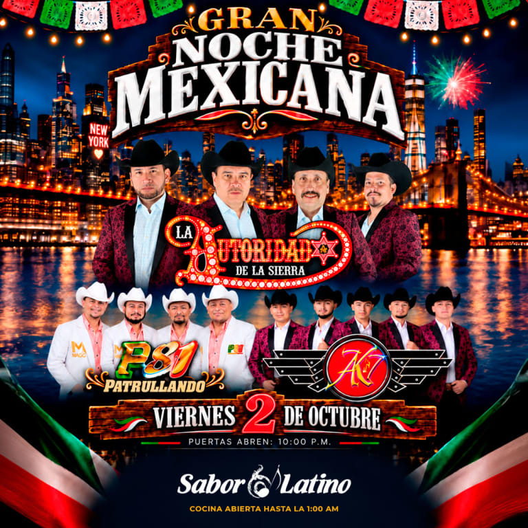 Event - AUTORIDAD DE LA SIERRA, PATRULLA 81 Y AK7 | SABOR LATINO - Queens, New York - October 2, 2026 | concert tickets