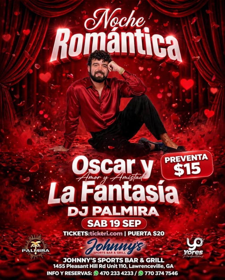 Event - Celebrando Amor Y Amistad Con Oscar Y La Fantasia En Vivo - Lawrenceville, GA - sáb, 19 de septiembre de 2026} | concert tickets