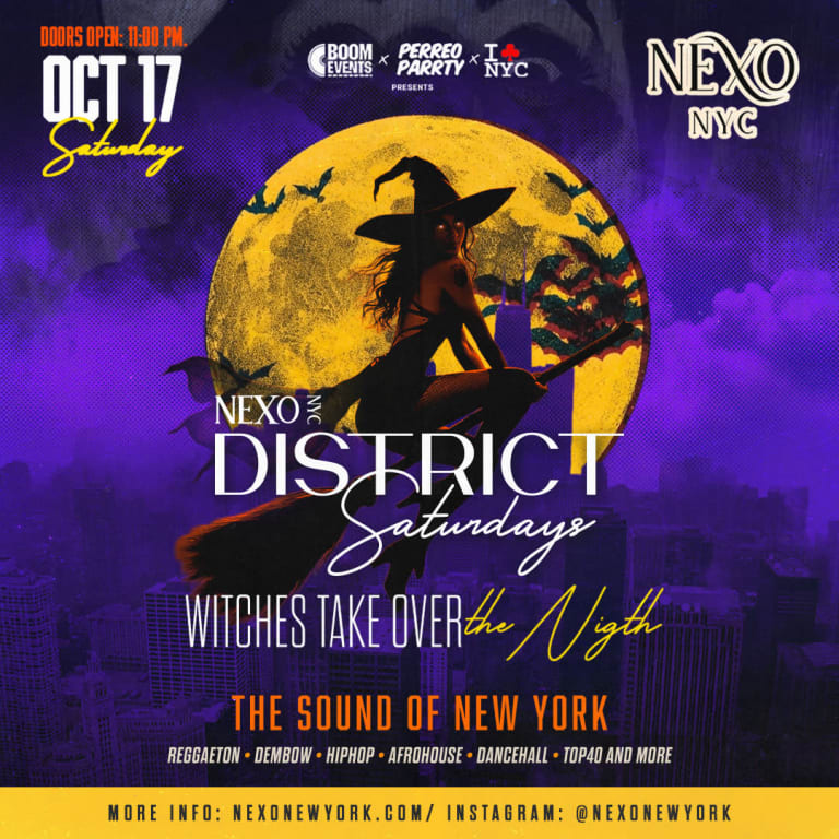 Event -  NEXO - THE SOUND OF NEW YORK - DISTRICT SATURDAYS - New York, New York - October 17, 2026 | concert tickets