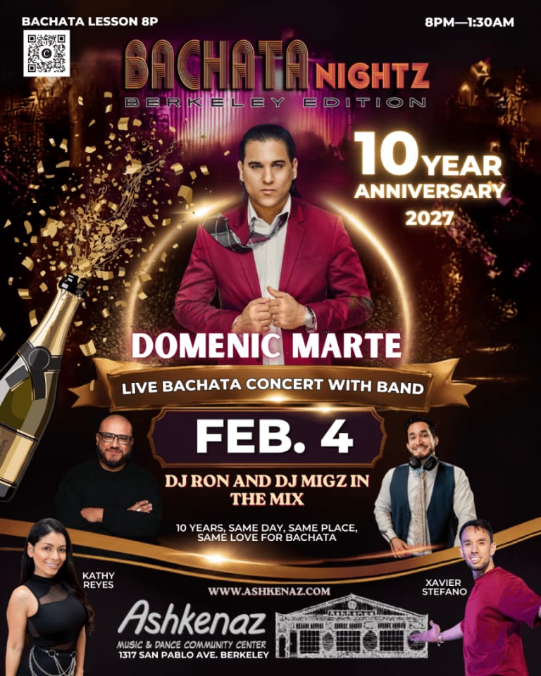 Event - DOMENIC MARTE LIVE IN CONCERT WITH BAND - Berkeley, California - February 4, 2027 | concert tickets