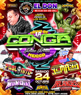 Event - La Conga Pedro Perea - Alpharetta, Georgia - October 24, 2026 | concert tickets