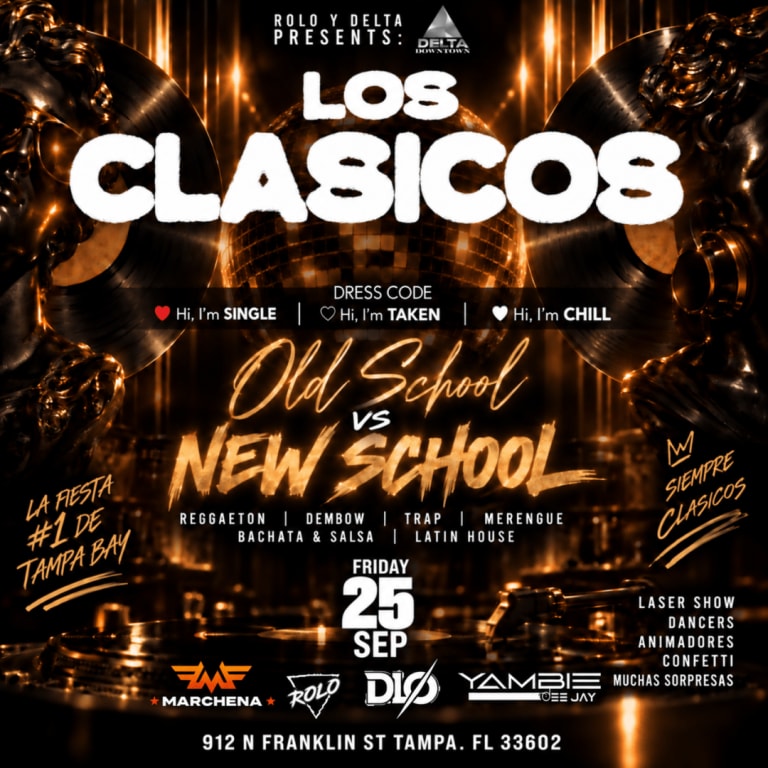 Event - Los Clasicos DressCode Experience ! @ Downtown Delta - Tampa, Florida - 25 de septiembre de 2026 | concert tickets