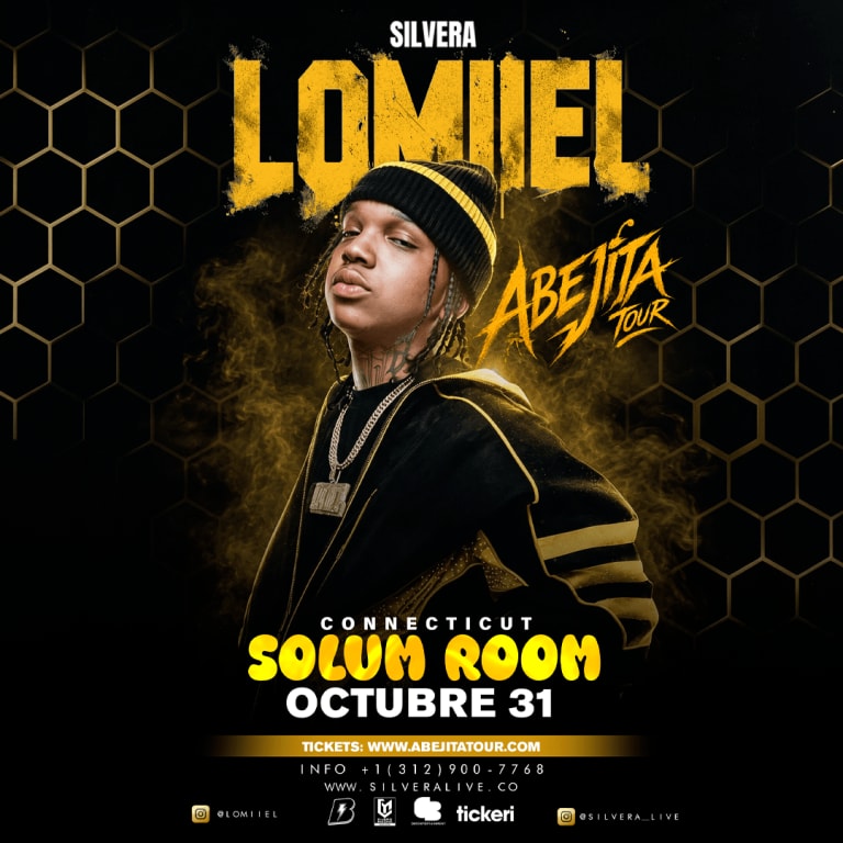 Event - Lomiiel — Abejita Tour USA 2026 -  Connecticut  - Bridgeport, Connecticut - October 31, 2026 | concert tickets