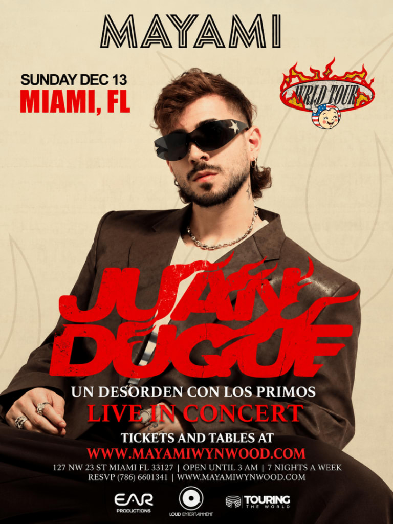 Event - Juan Duque at Mayami Wynwood - Miami, Florida - December 13, 2026 | concert tickets