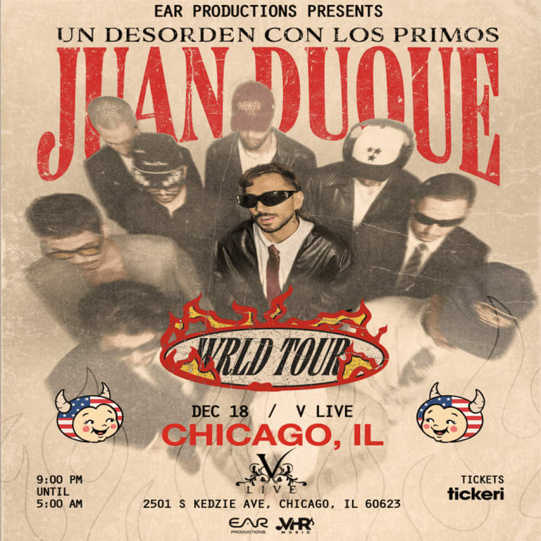 Event - JUAN DUQUE EN CHICAGO - Chicago, IL - vie, 18 de diciembre de 2026} | concert tickets
