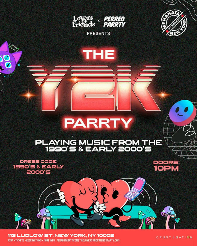 Event - THE Y2K Parrty at the Legendary Mehanata NYC | 18+ - New York, New York - November 14, 2026 | concert tickets