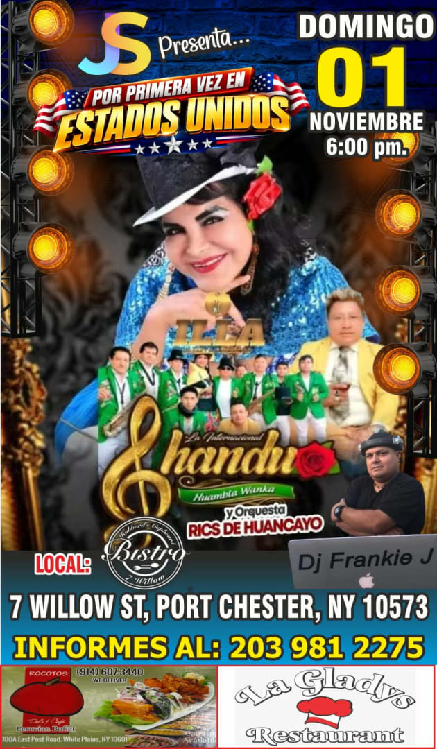 Event - Shandu y Orquesta Rics de Huancayo - Port Chester, New York - November 1, 2026 | concert tickets