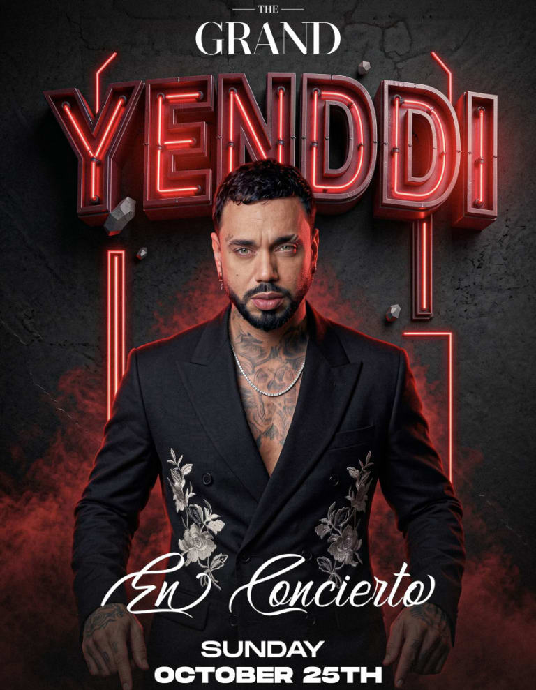 Event - YENDDI LIVE | THE GRAND | BOSTON, MA - Boston, Massachusetts - October 25, 2026 | concert tickets