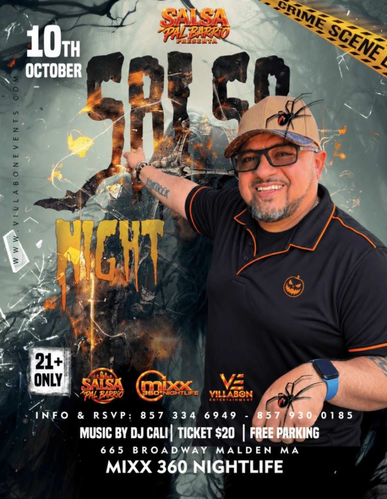 Event - Salsa Pal Barrio Halloween  - Malden, Massachusetts - October 10, 2026 | concert tickets