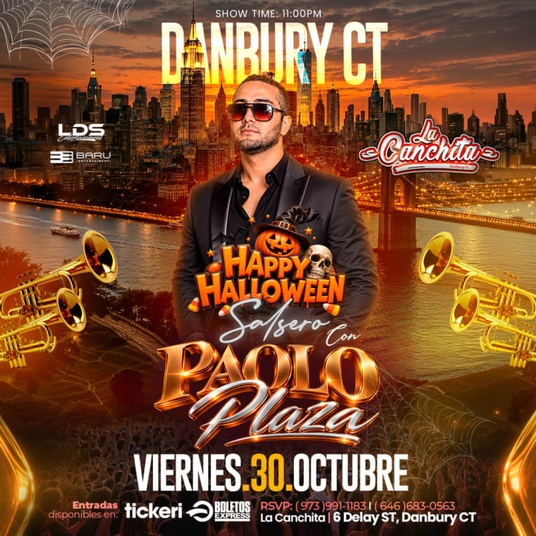 Event - PAOLO PLAZA EN DANBURY CT !! - Danbury, Connecticut - October 30, 2026 | concert tickets