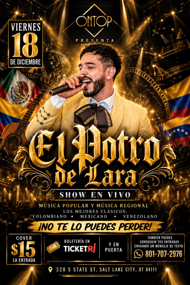 Event - Clásicos de la música popular 🇨🇴 y regional 🇲🇽  - Salt Lake City, Utah - December 18, 2026 | concert tickets