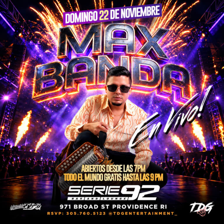 Event - Max Banda en vivo en Providence - Providence, Rhode Island - November 22, 2026 | concert tickets