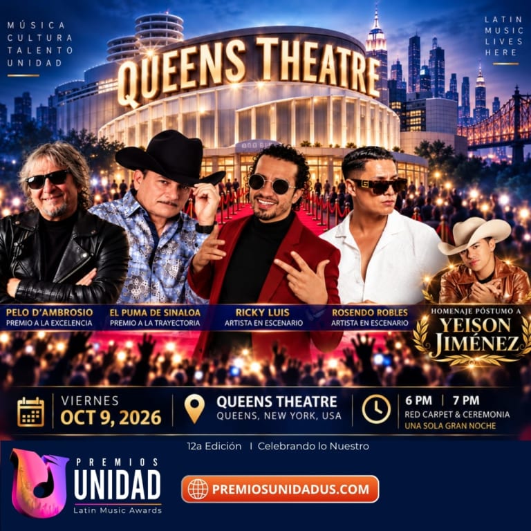 Event - PREMIOS UNIDAD 2026 - Queens, New York - October 9, 2026 | concert tickets